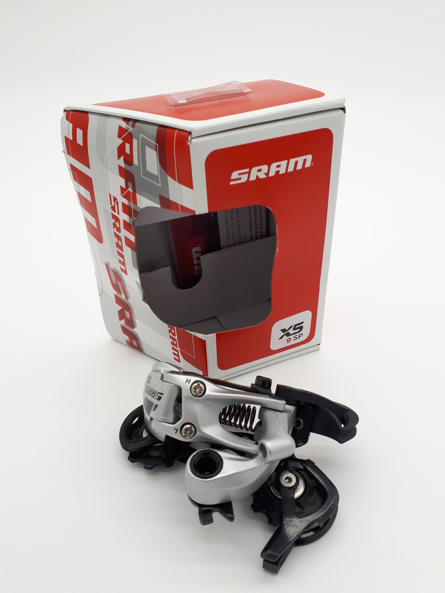 SRAM X5 7-8-9-Gang Schaltwerk, mittlerer Käfig, silber