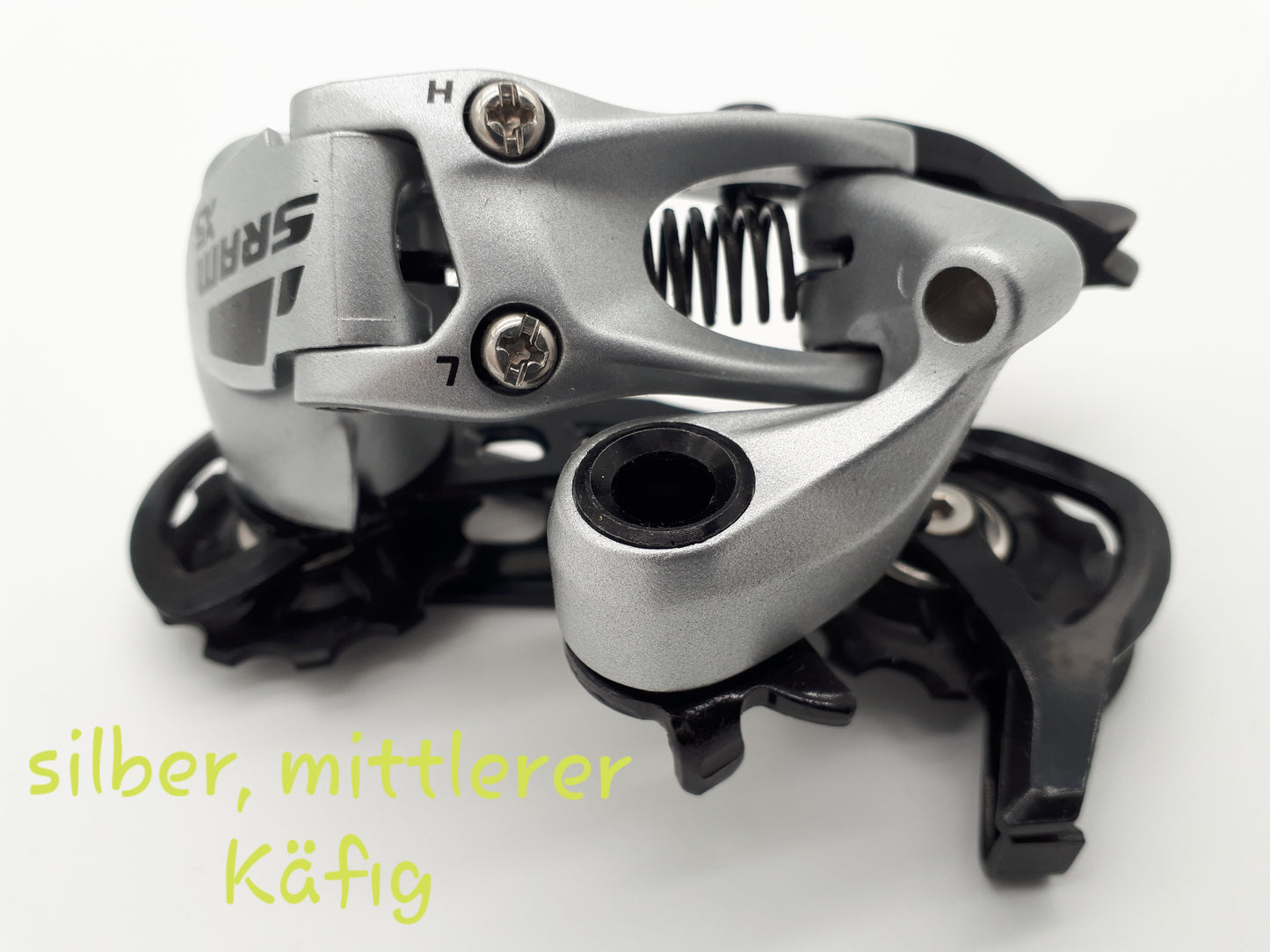 SRAM X5 7-8-9-Gang Schaltwerk, mittlerer Käfig, silber