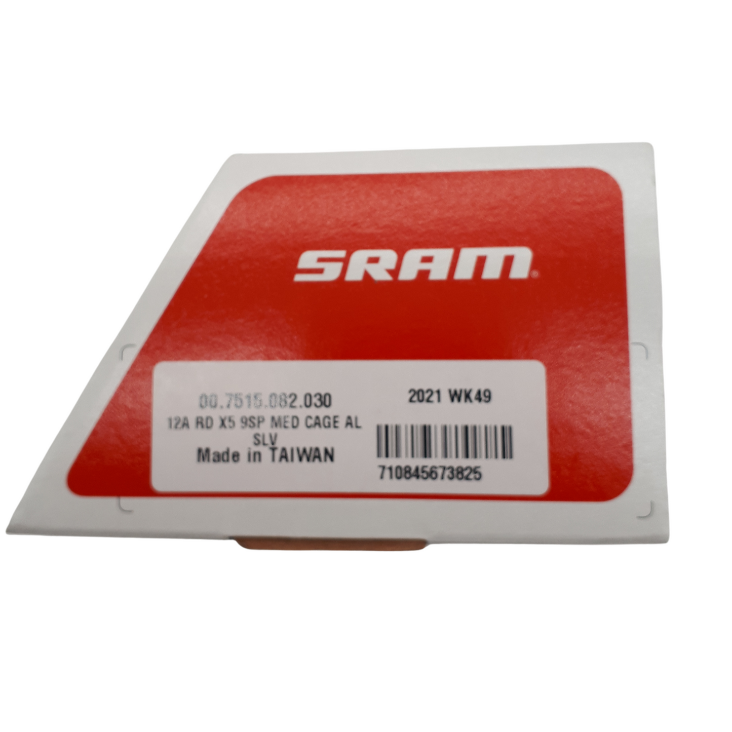 SRAM X5 7-8-9-Gang Schaltwerk, mittlerer Käfig, silber