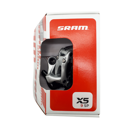 SRAM X5 7-8-9-Gang Schaltwerk, mittlerer Käfig, silber