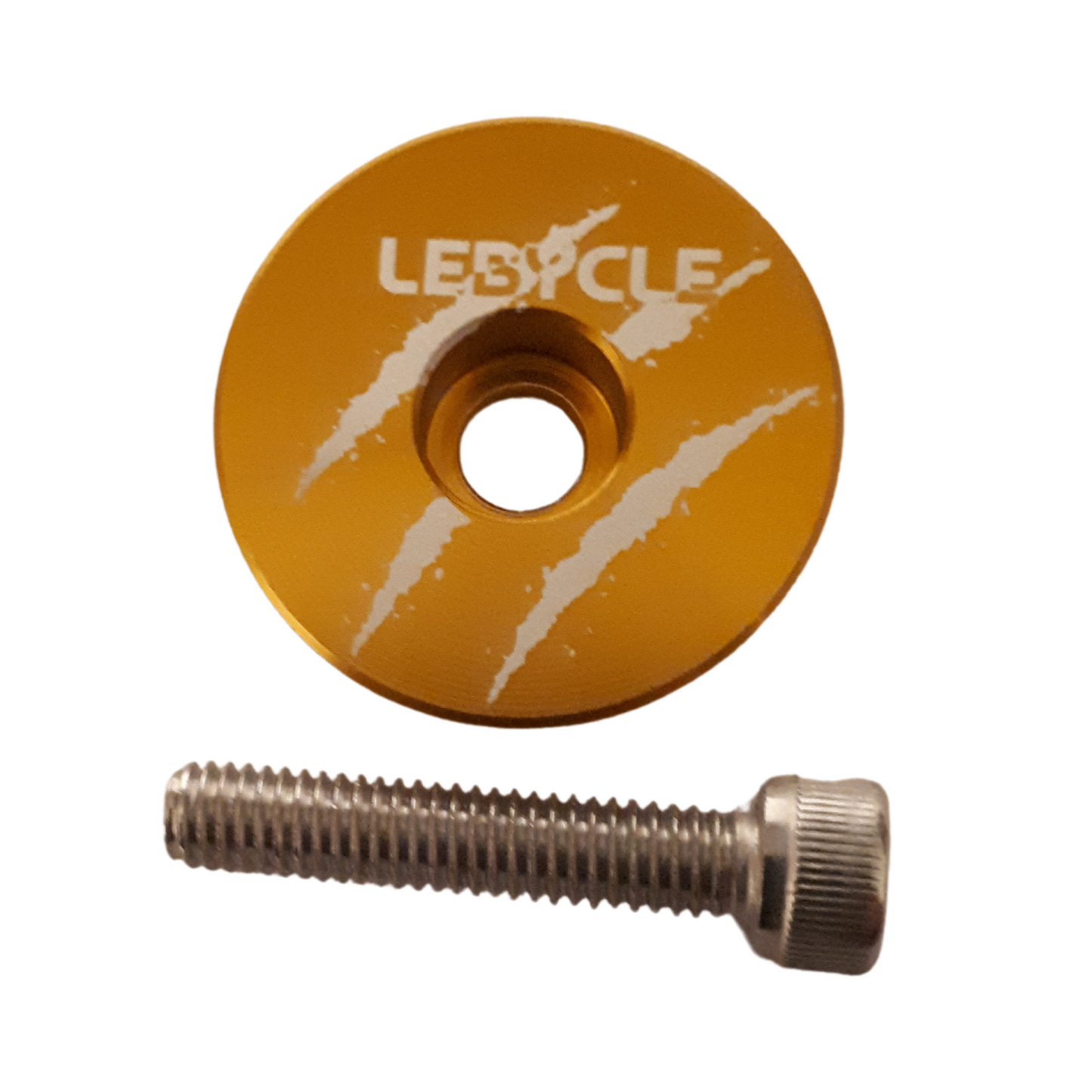 Lebycle Ahead Steuersatz Topkappe, gold
